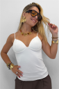 top con coppa imbottita padded